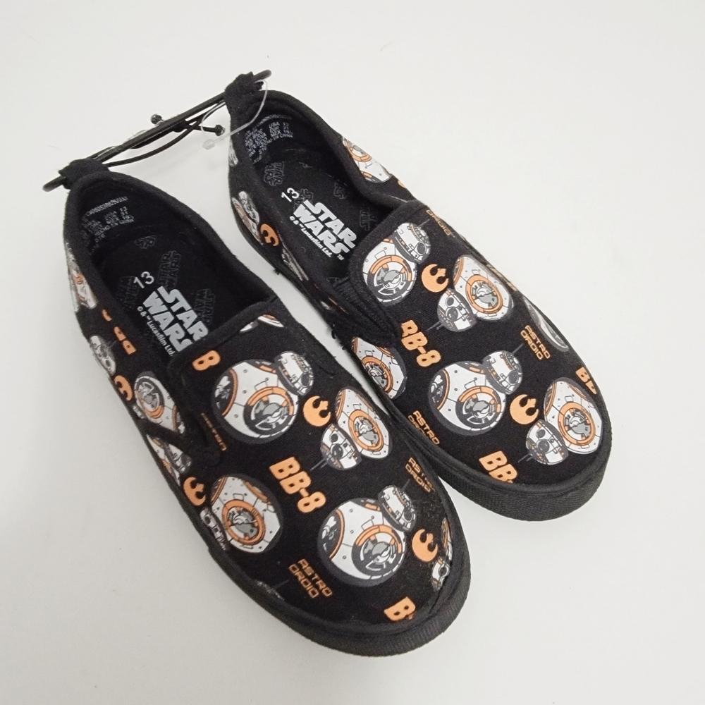 Star wars black orange shoes